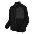 Black - Side - Regatta Mens Frankie Borg Fleece Jacket