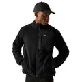 Black - Lifestyle - Regatta Mens Frankie Borg Fleece Jacket