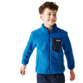 Snorkel Blue - Lifestyle - Regatta Childrens-Kids Frankie Full Zip Fleece Jacket