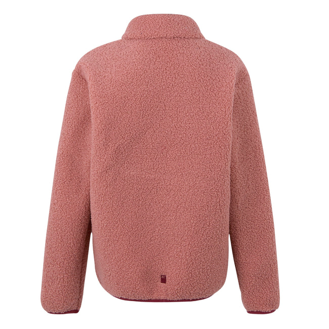 Dusty Rose - Back - Regatta Childrens-Kids Frankie Full Zip Fleece Jacket