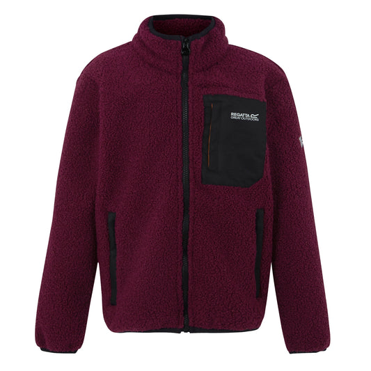 Dark Pimento - Front - Regatta Childrens-Kids Frankie Full Zip Fleece Jacket