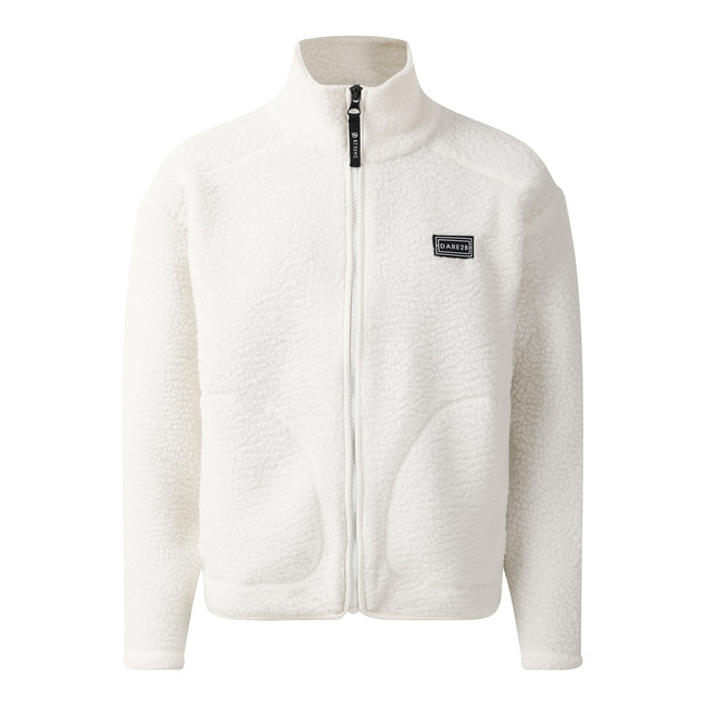 Egret - Front - Dare 2B Childrens-Kids Zesty II Fleece Jacket