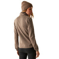 Mocha-Soft Taupe - Pack Shot - Regatta Womens-Ladies Elzie Full Zip Fleece Jacket