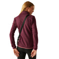 Dark Pimento-Burgundy - Pack Shot - Regatta Womens-Ladies Elzie Full Zip Fleece Jacket