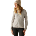 Stone White-Soft Taupe - Lifestyle - Regatta Womens-Ladies Elzie Full Zip Fleece Jacket