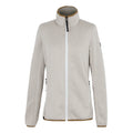 Stone White-Soft Taupe - Front - Regatta Womens-Ladies Elzie Full Zip Fleece Jacket