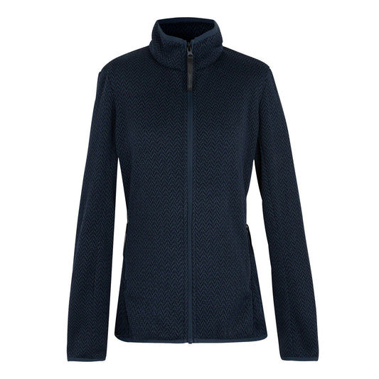 Navy-Sky Captain - Front - Regatta Womens-Ladies Elzie Full Zip Fleece Jacket