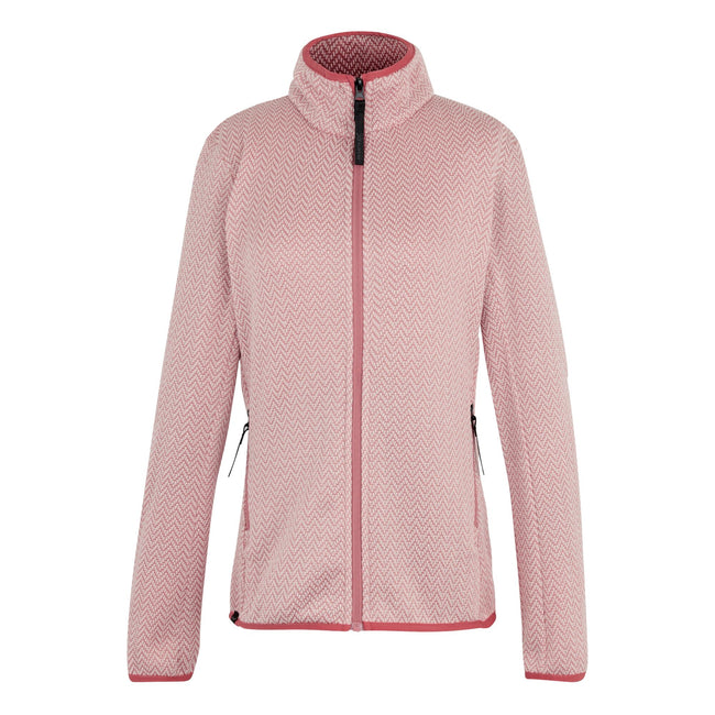 Lotus Pink-Bridal Rose - Front - Regatta Womens-Ladies Elzie Full Zip Fleece Jacket