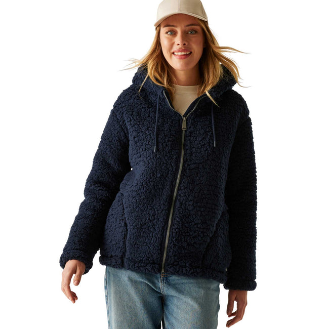 Navy - Lifestyle - Regatta Womens-Ladies Orielle Full Zip Fleece Jacket