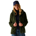 Dark Khaki - Side - Regatta Womens-Ladies Orielle Full Zip Fleece Jacket