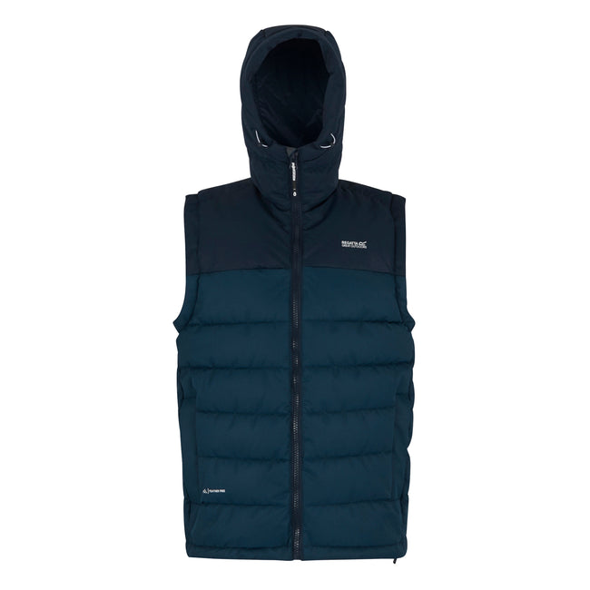 Moonlight Denim-Navy - Front - Regatta Mens Aldthorn Body Warmer