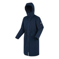 Navy - Side - Regatta Womens-Ladies Yannta Insulated Waterproof Jacket
