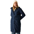 Navy - Lifestyle - Regatta Womens-Ladies Yannta Insulated Waterproof Jacket