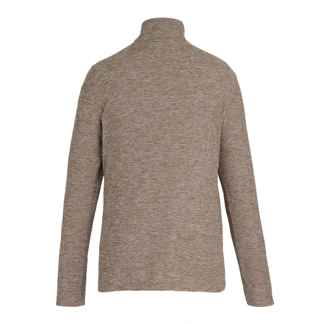Mocha - Back - Regatta Womens-Ladies Sweetheart Quarter Zip Fleece Top