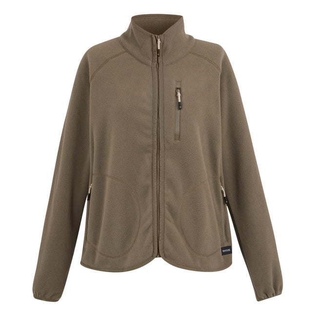 Mocha - Front - Regatta Womens-Ladies Frankie Full Zip Fleece Jacket