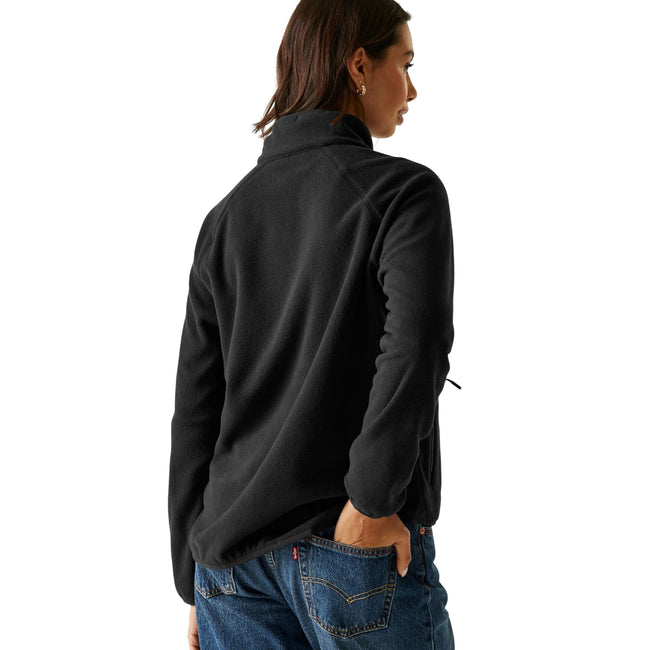 Black - Pack Shot - Regatta Womens-Ladies Frankie Full Zip Fleece Jacket