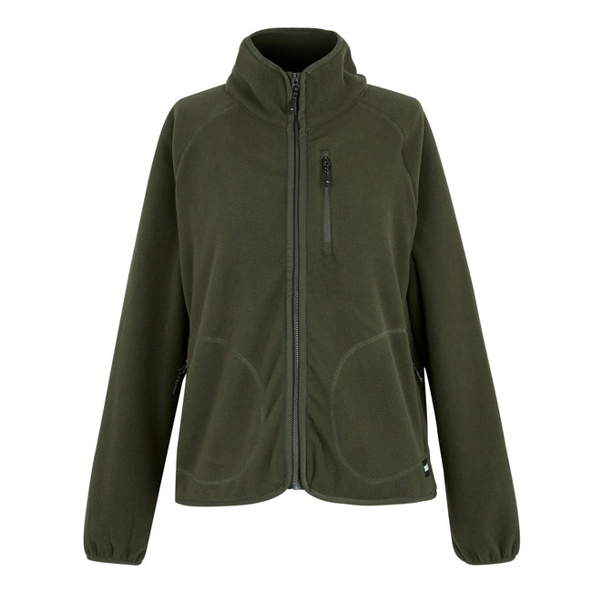 Dark Khaki - Front - Regatta Womens-Ladies Frankie Full Zip Fleece Jacket