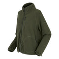 Dark Khaki - Side - Regatta Womens-Ladies Frankie Full Zip Fleece Jacket
