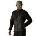 Black - Lifestyle - Regatta Mens Frankie Borg Full Zip Hybrid Jacket