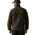 Black - Pack Shot - Regatta Mens Frankie Borg Full Zip Hybrid Jacket