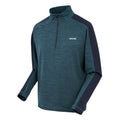 Moonlight Denim-Navy - Side - Regatta Mens Hepley Half Zip Fleece Jacket