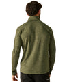 Oil Green-Olive Night - Pack Shot - Regatta Mens Hepley Half Zip Fleece Jacket