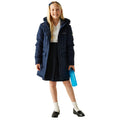 Navy - Close up - Regatta Childrens-Kids Fabrizia II Quilted Jacket