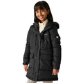 Black - Lifestyle - Regatta Childrens-Kids Fabrizia II Quilted Jacket