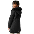 Black - Pack Shot - Regatta Childrens-Kids Fabrizia II Quilted Jacket