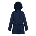 Navy - Front - Regatta Childrens-Kids Fabrizia II Quilted Jacket