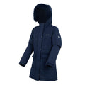 Navy - Side - Regatta Childrens-Kids Fabrizia II Quilted Jacket