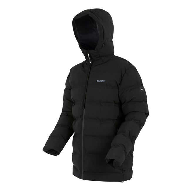 Black - Side - Regatta Mens Altoro Thermal Waterproof Jacket