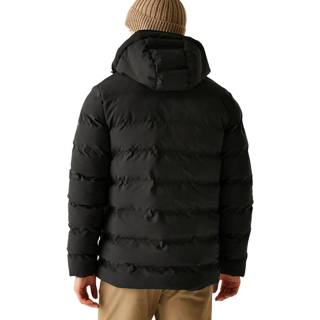 Black - Pack Shot - Regatta Mens Altoro Thermal Waterproof Jacket