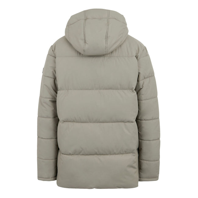 Golden Sand-Black - Back - Regatta Mens Marshdrave Padded Jacket