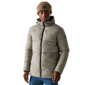 Golden Sand-Black - Side - Regatta Mens Marshdrave Padded Jacket