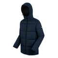 Navy - Side - Regatta Mens Marshdrave Padded Jacket