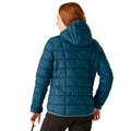 Moroccan Blue - Pack Shot - Regatta Womens-Ladies Asper Padded Jacket