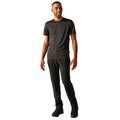 Black - Close up - Regatta Mens Bayfell Walking Trousers