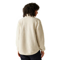 Light Vanilla - Pack Shot - Regatta Womens-Ladies Frankie Abstract Borg Half Zip Fleece Jacket
