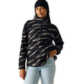 Black-Light Vanilla - Lifestyle - Regatta Womens-Ladies Frankie Abstract Borg Half Zip Fleece Jacket