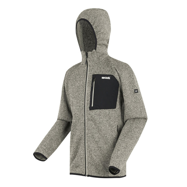 Abbeystone - Side - Regatta Mens Newhill Marl Full Zip Fleece Jacket
