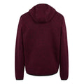 Dark Maroon - Back - Regatta Mens Newhill Marl Full Zip Fleece Jacket