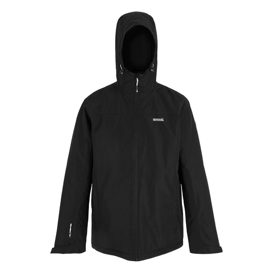 Black - Front - Regatta Mens Thornridge Insulated Waterproof Jacket