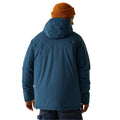 Navy Blue-Glazed Ginger - Pack Shot - Regatta Mens Savon Insulated Waterproof Jacket