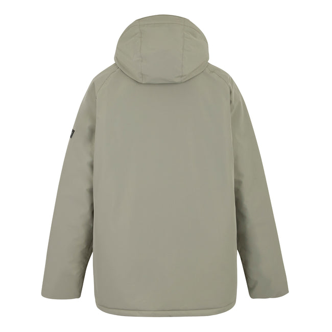 Golden Sand-Black - Back - Regatta Mens Savon Insulated Waterproof Jacket