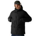 Black-Dark Grey - Lifestyle - Regatta Mens Savon Insulated Waterproof Jacket