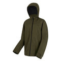 Olive Green - Side - Regatta Mens Caspen Insulated Waterproof Jacket
