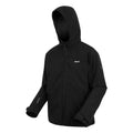 Black - Side - Regatta Mens Caspen Insulated Waterproof Jacket