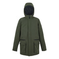 Dark Khaki - Front - Regatta Mens Rhodo Padded Jacket