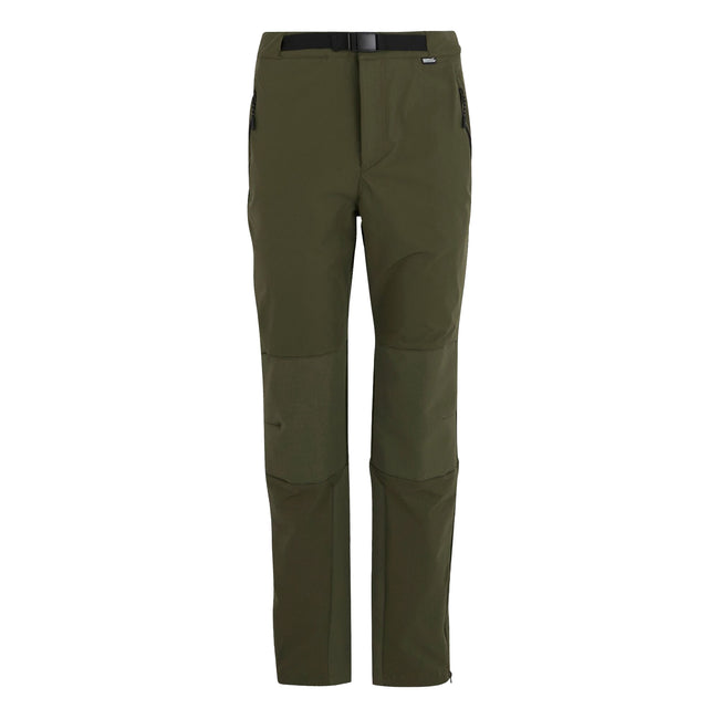 Olive Night - Front - Regatta Mens Montorn Walking Trousers